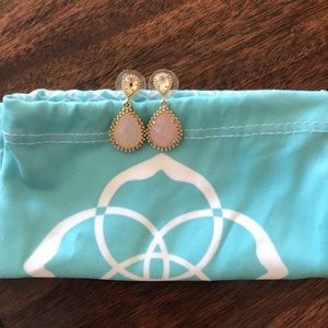 Kendra Scott Pale Pink earrings